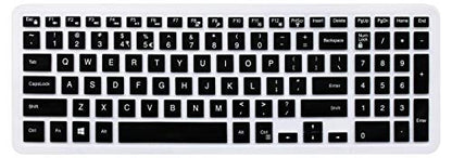 YYubao Silicone Keyboard Skin Compatible 15.6" Dell Inspiron 15 3000 5000 7000 Series, 15.6" Dell G3 G5 G7 Series, 17.3" Dell Inspiron 17 5000 Series, 17.3" Dell G3 Series (with Numeric Keypad) Black - color: Black