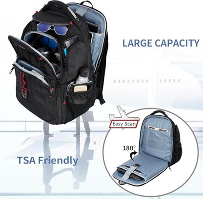 VANKEAN 17.3'' Travel Laptop Backpack - style: Travel Backpacks
