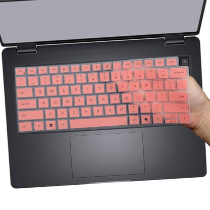 Keyboard Cover for 2026 2025 Dell Pro 14 PC14250/14255-Pink | Pro 14 Plus PB14250/14255,Pro 14 Max MC14250/14255 14'' (NOT FIT Dell Pro Max 14 Premium & Education/Rugged/Essential 14) - color: Pink