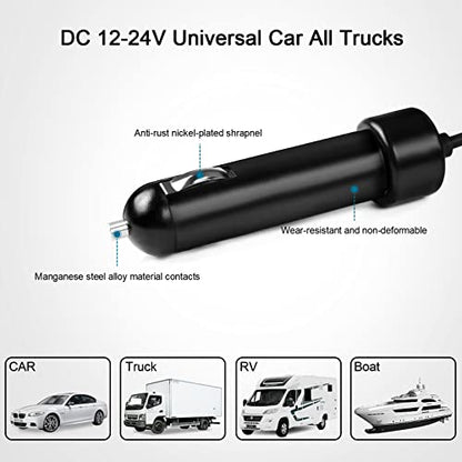 65W USB-C DC Travel Adapter Auto Car Charger Compatible with Dell Latitude 5550 5450 5350 9450 7650 7640 7450 7350 Inspiron 14 7440 7445 xps 13 9320 9340 9350 (Can't Replace 90w 130w)