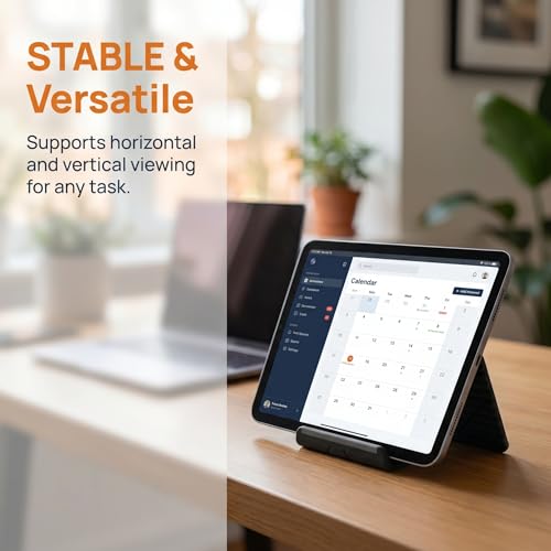3 Pack 4-in-1 Foldable Silicone Stand for Laptop & Phone Portable Multi-Device Holder with Screen Hook & Notebook Riser Soft Anti-Slip Tablet Mount for Desk Travel Home Office-Black - color: Black3P