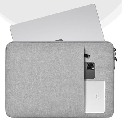17 inch Laptop Sleeve Case for HP 17.3 Laptop, Pavilion 17, Envy 17, ASUS Vivobook 17, Acer Chromebook 17, Dell Inspiron 17, Lenovo IdeaPad 17, Water-Resistant 17.3 Computer Carrying Bag(Grey) - color: Grey, size: 17.3 inch