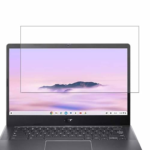 Puccy Tempered Glass Screen Protector Film, compatible with Acer Chromebook Plus 514 CB514-4HT-4H 14" Laptop (Active Area Cover Only) Protective Protectors Guard