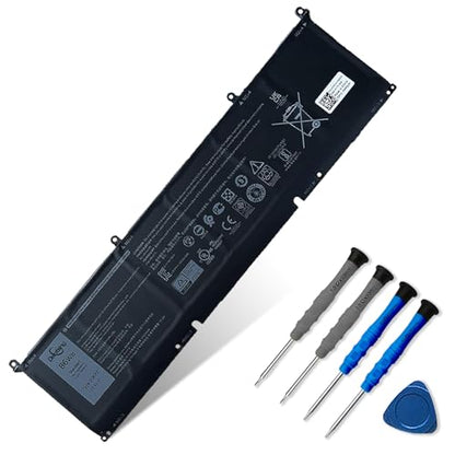 86Wh 69KF2 Laptop Battery Replacement for Dell XPS 15 9500 9510 9520 | For Alienware M15 M17 R3 R4 R5 R6 Precision 5550 5560 5570 Inspiron 7510 7610 P87F P91F G7 15 7500 G15 5510, 11.4V 7167mAh - size: 11.43*3.31*0.24 inch 69KF2