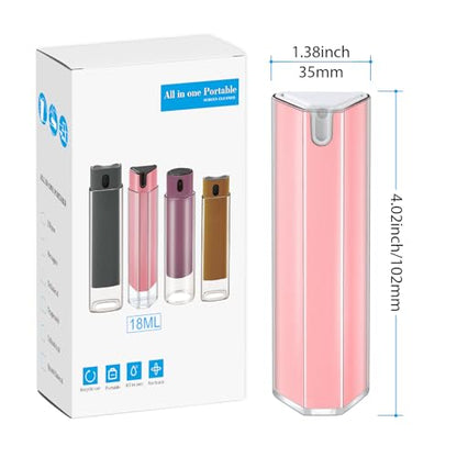 Screen Cleaner, Touchscreen Cleaner for Mobile Phone Tablet Mac Car Device- with 20ml Refill, Brush & Wipe Tool - Pink (18ml) - color: pink18ml