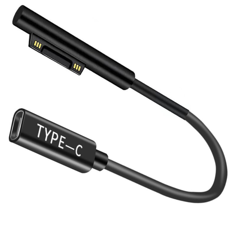 65W Surface Connect to USB-c Cable, 15V USB C to Microsoft Surface Adapter Made for Surface Pro 7/Pro 6/Pro 5/Pro 4/Pro 3, Surface Laptop 4/3/2/1,Surface Book, Surface Go 3/2/1 Series - style: 65W Magnetic