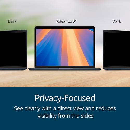 Kensington MagPro™ Elite Magnetic Privacy Screen for MacBook Air 13.6 inch (M2/M3/M4, 2022 and Newer, K58374WW), 1 Count - size: 13.6" MacBook Air