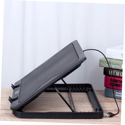 USB-Powered Notebook Cooler Cooling Mat with Fans Energy-Saving Laptop Cooling Pad Stand for Heat Dissipation Easy Installation Compatible with All Laptops