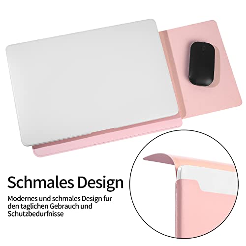 13.3-14" Laptop Sleeve, Padded Laptop Case, Thin Portable Case Bag - Compatible with 2022 Pro 14 inch/2015 Pro 13.3 inch/2015 Air 13.3 inch (Light Pink) - color: Light pink