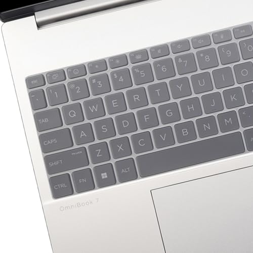 Keyboard Cover for 2026 2025 HP OmniBook 7 16-az 16-ay Series 16-az0097nr 16-ay0087nr 16", HP OmniBook 7 17.3” 17-dc Series 17-dc0097nr Keyboard Cover Protector(Not fit Omnibook X 17-dd 17t-dd)-Clear