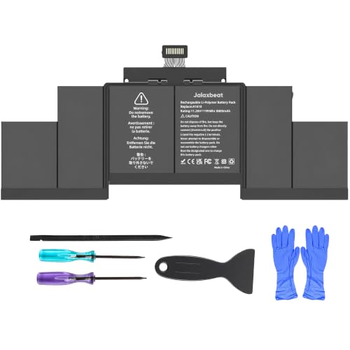 A1398 A1618 Battery Replacement for Apple MacBook Pro 15 inch Retina A1398 Mid 2015 - Long Lasting [99Wh 11.26V 8800mAh] - size: 12.8*4.02*0.35inch A1618