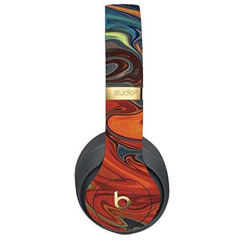 MightySkins Skin Compatible with Beats Studio 3 Wireless - Lava Water | Protective, Durable, and Unique Vinyl Decal wrap Cover | Easy to Apply, Remove, and Change Styles | Made in The USA - color: Lava Water