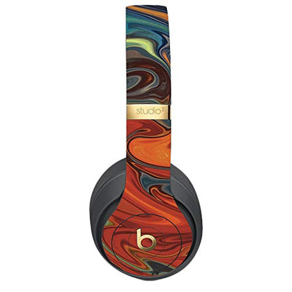 MightySkins Skin Compatible with Beats Studio 3 Wireless - Lava Water | Protective, Durable, and Unique Vinyl Decal wrap Cover | Easy to Apply, Remove, and Change Styles | Made in The USA - color: Lava Water