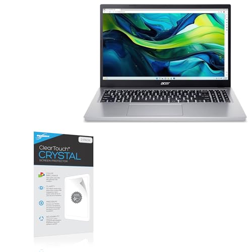 BoxWave Screen Protector Compatible with Acer Aspire Go 15 Laptop (15.6 in) - ClearTouch Crystal (2-Pack), HD Film Skin - Shields from Scratches - color: Crystal