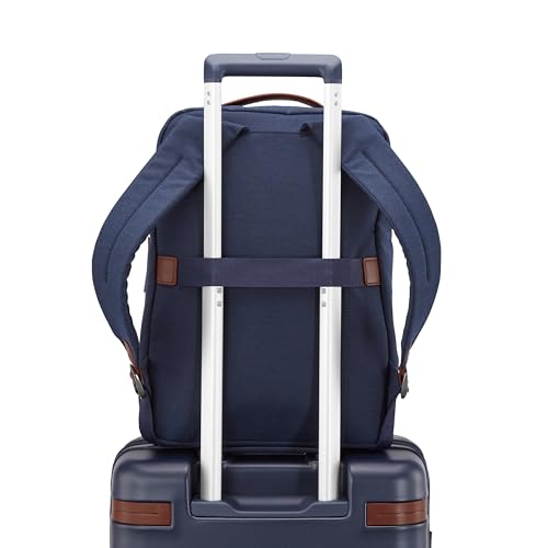Samsonite Virtuosa Carry-On Travel Backpack with Padded Laptop Sleeve, Navy - color: Navy