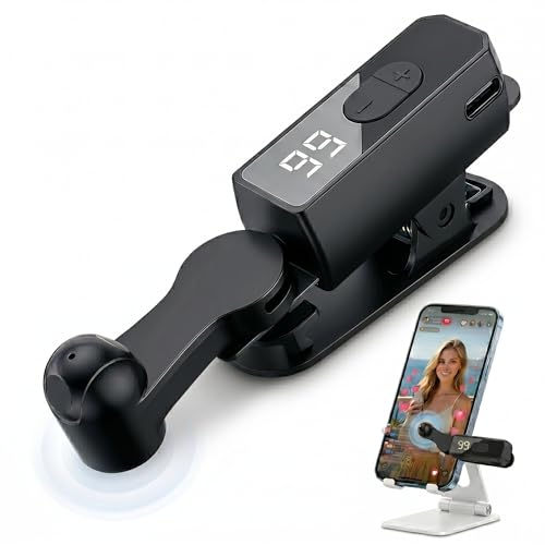 Auto Clicker for Smart Phone, Auto Screen Tapper for Smartphone Tablet TikTok Live - Rechargeable Phone Screen Device Speed Clicker with 107 Adjustable Speed and Digital Display