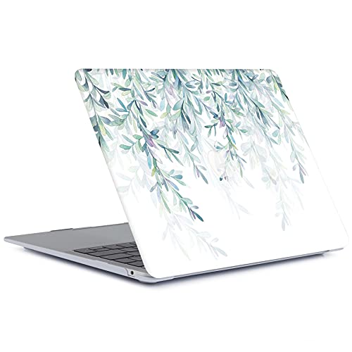 Case Compatible with MacBook Pro 13 inch 2012 2011 2010 2009 2008 Release with CD-ROM, Plastic Hard Shell Cover & Sleeve Bag & Keyboard Cover Skin for MacBook Pro 13 A1278,Leaves - color: Leaves, size: A1278(Pro 13 w/CD-ROM 2008-2012)