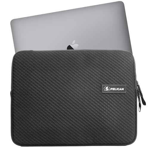 Pelican Traveler Laptop Bag/Case with Padded Exterior (16 Inch) - Black | Lightweight, Compact, Weather Resistant, and Heavy Duty Laptop Sleeve for All Laptops from 14 to 16 inches - MacBook Pro/Air - size: 16 Inch - Traveler Series