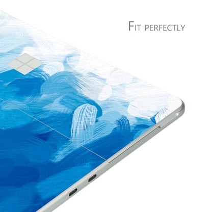 Protective Cover Skin Decal Sticker for Surface Pro 12" [Blue Paint] | Easy Bubble-Free Apply, 2025 Copilot PC, Matte Finish, Anti-Scratch, Anti-Fingerprint, Residue-Free, Full Body Vinyl Wrap - color: Blue Paint, size: Surface Pro 12"