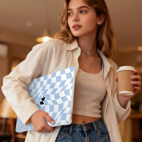May Chen Compatible with MacBook Air 13 inch Case 2022 2021, 2020-2018 Release Model: M1 A2337 A2179 A1932, Plastic Hard Shell Case Cover for Mabook Air 13 inch with Retina Dispaly, Abstract & Grid - color: Abstract & grid