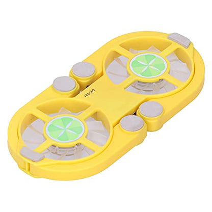 Acouto Folding USB Laptop Cooling Pad with Double Fans 500RPM-2500RPM Low No -, Stylish with e LED Lights for Notebooks (#3)