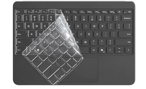 Keyboard Skin Cover Compatible for 2025 Microsoft Surface Laptop Copilot+ PC 13" Snapdragon X Plus & 2025 Microsoft Surface Pro 2-in-1 Laptop/Tablet Copilot+ PC 12" Snapdragon X Plus (Clear) - size: Compatible for 2025 Surface Pro 12