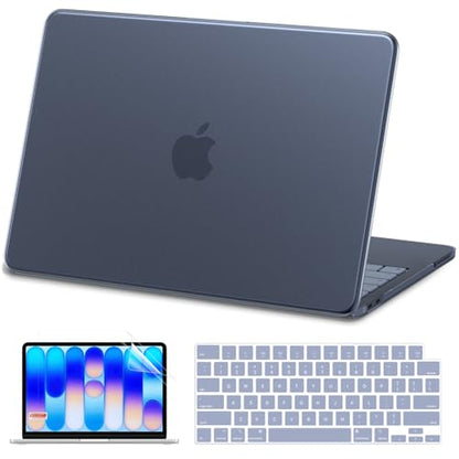 AKIT Compatible with MacBook Neo Case 13 inch 2026 Release, [Ultra-Thin] [Official Color Match] Case+Screen Flim+Keyboard Cover for New MacBook Neo 13 inch, Indigo Clear - color: Indigo Clear