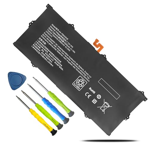 AA-PBAN2HE Battery Replacement for Samsung Galaxy Chromebook go NP340XLA Galaxy Book Go XE340XDA Series BA43-00399A 7.72V 42.3Wh 5480mAh - size: 9.84*3.15*0.31inch AA-PBAN2HE