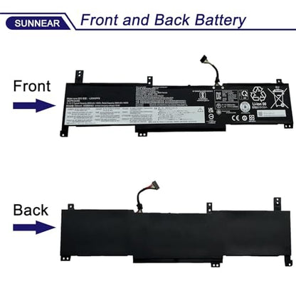 L20M3PF0 Laptop Battery Replace for Lenovo IdeaPad 3-14ITL6 3-15ITL6 3-17ITL6 / S14 V14 V15 V17 G2-ITL G3-IAP / K14 Series L20C3PF0 L20L3PF0 - size: 13.43*4.41*1.34 inches L20M3PF0