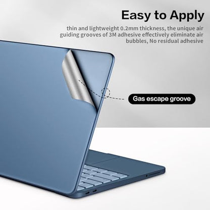 4 in 1 Ultra Thin 3M Vinyl Full Size Laptop Skin Palm Rest Sticker for 2026 New Released MacBook Pro Neo 13 Inch A3404 (Indigo Blue) - color: Indigo Blue