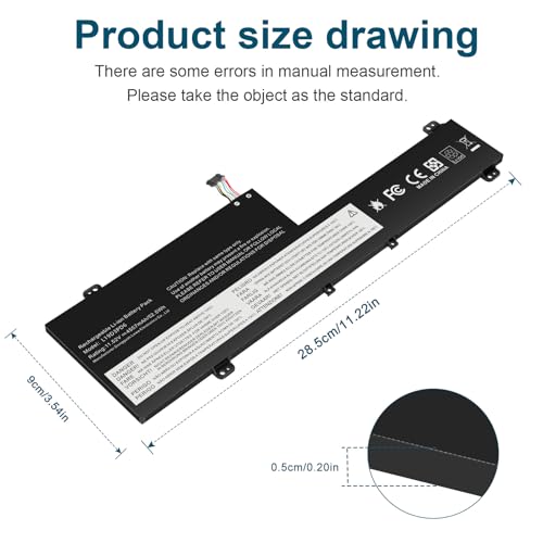 Futurebatt L19M3PD6 L19L3PD6 Laptop Battery Replacement for Lenovo Flex 5-15IIL05 5-14IIL05 5-14ARE05 Series 5B10X49072 5B10X49075 5B10X49077 5B10X49073 - size: L19D3PD6 12.4 5.0 0.7 in