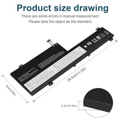 Futurebatt L19M3PD6 L19L3PD6 Laptop Battery Replacement for Lenovo Flex 5-15IIL05 5-14IIL05 5-14ARE05 Series 5B10X49072 5B10X49075 5B10X49077 5B10X49073 - size: L19D3PD6 12.4 5.0 0.7 in