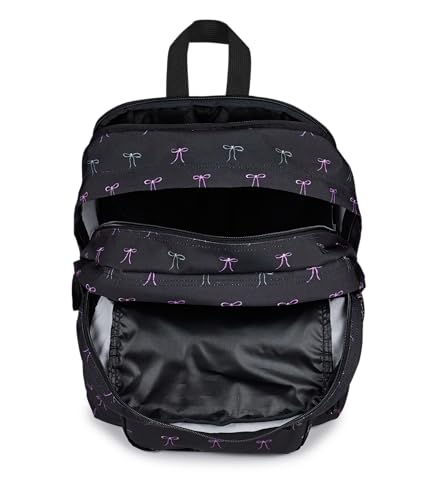 JanSport Laptop Backpack - Computer Bag with 2 Compartments, Ergonomic Shoulder Straps, 15” Laptop Sleeve, Haul Handle - Bad Bows - color: Bad Bows