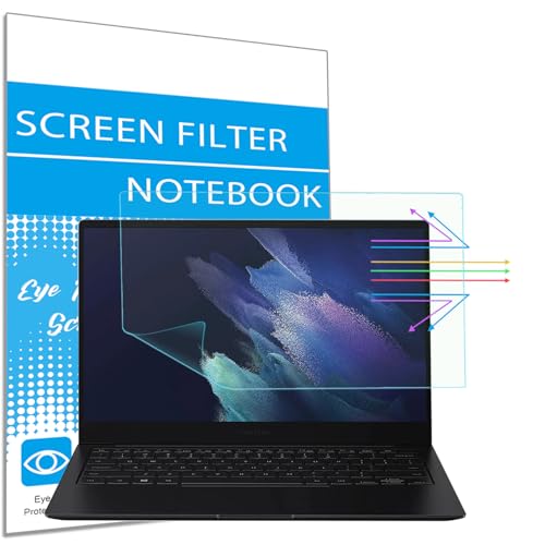 i-Tensodo 13.3 Inch Anti Blue Light Screen Protector for 2023 2022 Samsung Galaxy Book 3/2 Pro 13.3" NP930XED, Galaxy Book 3/2 360 13.3" NP730QFG NP730QE NP930QED 16:9 Laptop, Blue Light Blocking - color: Anti Blue Light
