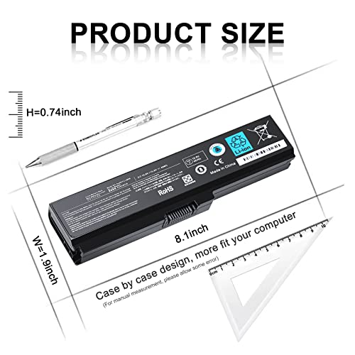 TSKYBEAR PA3817U-1BRS Battery Compatible with Toshiba Satellite C655 C675 C675D L645 L645D L655 L655D L675 L675D L745 L755 L755D P745 P755 P775 M645 A660 A655 PA3817U Series Battery - size: PA3817U-1BRS