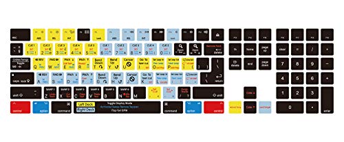 HRH Serato Scratch Live Shortcut Hotkey Silicone Keyboard Cover Keypad Skin for Magic Keyboard with Numeric Keypad A1843 MQ052LL/A Released in 2017/2018(US/EU Layout) - color: Hotkey-Serato-Scratch-LIVE