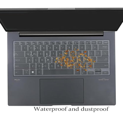 i-Tensodo Keyboard Cover Compatible with ASUS ZenBook 14X OLED UX3404 UX3405, ZenBook 14 Q425 Q415 Q410VA Q420 Q420VA, ZenBook Flip 14 OLED UP3404, ZenBook Pro UX6404 14 inch Laptop US Layout TPU Skin