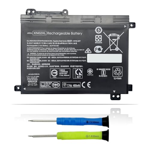 KN02XL 37.2Wh Laptop Battery Replacement for HP Pavilion x360 11-ad 11-ad022tu 11-ad009tu 11-ad035tu 11-ad023TU Pavilion x360 11m-ad 11m-ad000 11m-ad113dx 11m-ad013dx 11M-AD013DX Series 7.7V