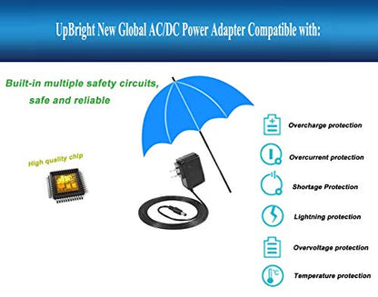 UpBright 12V 1A AC/DC Adapter Compatible with LG BP135 BPM55 BP255 BPM25 BP325 BP350 BP155 BP300 BP250 BP450 BP145 BP125 P DP372D DP373D DP375TV DP375R DP-1300T DVD WA-12M12FU WA-12M12FG Power Supply