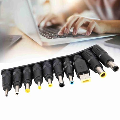 Universal Multifunctional Notebook Laptop Power Supply Charger Adapter Connector Ideal for Notebook and Laptop Charging 10pcs with 5 5mm Connector Built to Strict