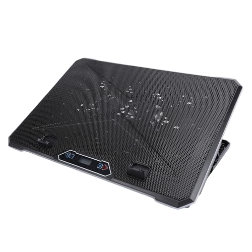 JTLB Gaming Laptop Cooling Pad 8 Levels Height Adjustable 2 USB Ports RGB Lights 12-19 Inch Laptop Cooler with 3C Adapter (14 Fans)