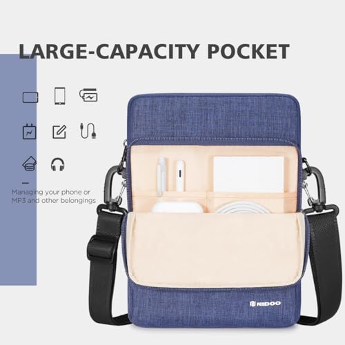 NIDOO 14 inch Laptop Sleeve Protective Computer Carrying Case Bag for 14" ThinkPad E14 Gen 4/ T14s Gen 5/ ThinkPad X1 Carbon Gen 12/14" MacBook Pro M4 M3 / Asus ZenBook 14/13.5" Surface Laptop 6 5 - color: Blue, size: 14 inch