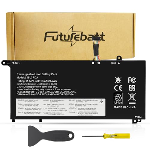 Futurebatt L19C3PDA L19M3PDA Laptop Battery Replacement for Lenovo ThinkBook 14 15 (G2 ITL, G3 ACL, G2 are, G3 ITL, G4 ABA) Series L19L3PDA L19M3PDA L19D3PDA SB10Z21196 SB10Z21203 - size: L19L3PDA 8.78×4.88×1.06 in