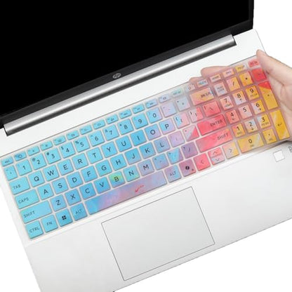 Keyboard Cover for HP OmniBook 5 AI 16" 16-ag 16-af 16-ba 16-bc Series 16z-ag100 16z-bc100 16-af1037nr 16-bc1047nr 16 inch Laptop Keyboard Skin (NOT FIT OmniBook 5 16-cf 16-bf 16-fb, OmniBook 3/7/X) - color: Colorful