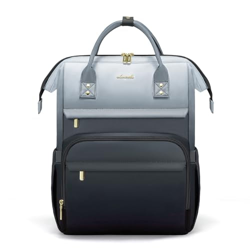 LOVEVOOK Gradient Laptop Backpack for Women,Colorful School College Backpack for 6-18 Teen Girl Boy Daughter Kid,Bookbag Travel Gift Supplies,15.6 Inch Work Computer Bakcpack Laptop Bag | 15.6 Inch Teacher Backpack Purse with Anti-Theft Pocket,Carry on Wa