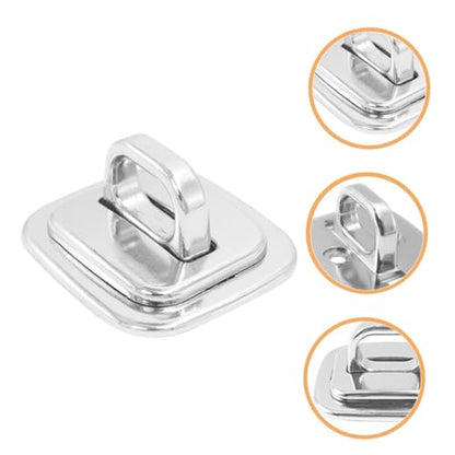DOITOOL 4PCS Laptop Cable Lock Anchor Base Plate Security Mount for Keyed Combination Locks Versatile and Compatible with Multiple Brands for Office Study and Travel Use
