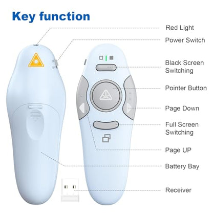 QUI Presenter Remote Bundle | One USB A Blue & One USB A Purple