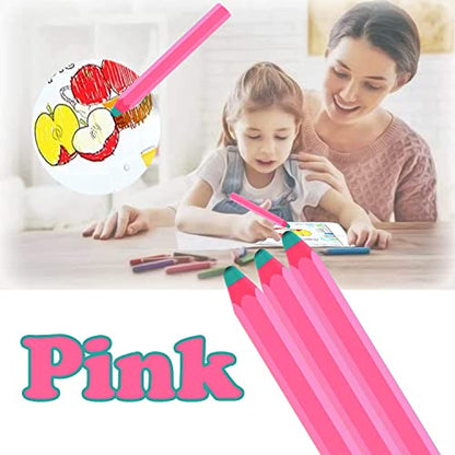 Kids Stylus Pens for Touch Screens, Kenkor Crayon Stylus for Kids Pencil Shape Universal Capacitive Pencil Compatible with Nintendo Switch 2/iPad/iPhone/Android/Kindle/Samsung/Microsoft/Calendar-Pink - color: Pink