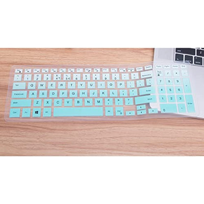 Keyboard Cover fit Dell Inspiron 15 3000 5000 Series/Dell G3 15 17 Series/Dell Inspiron G7 7786 7790 /Dell Inspiron 3583 3593 3558 3580 5570 5558 5559 7559 7567 Accessories Keyboard Cover-MintGreen - color: MintGreen
