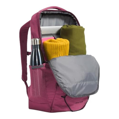 THE NORTH FACE Women's Jester Everyday Laptop Backpack - PFAS Free, Cyber Berry Dark Heather, One Size - color: Cyber Berry Dark Heather, size: One Size